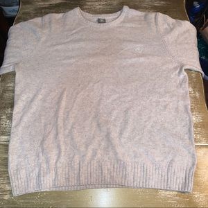 Timberland Men’s 100% wool crewneck sweater beige